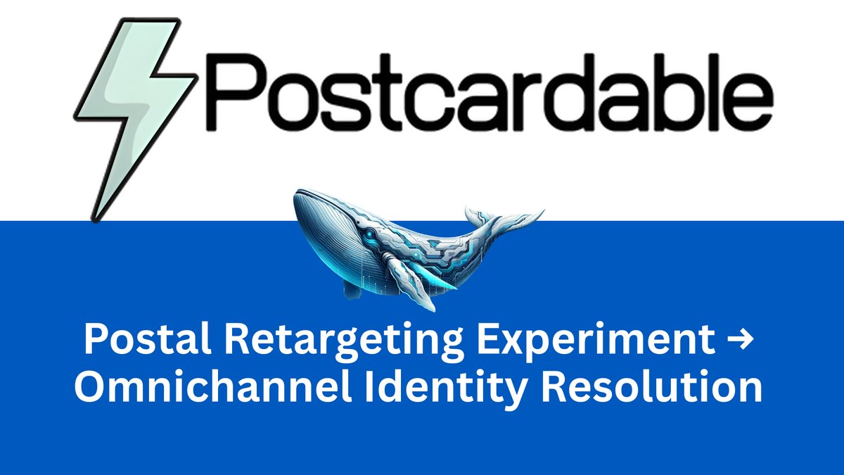 Postcardable — Postal Retargeting Experiment, Omnichannel Identity Resolution